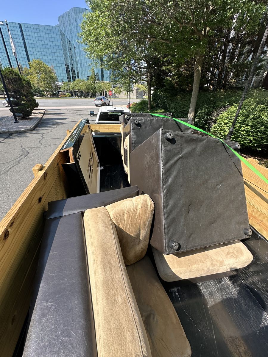 Furniture loaded on trailer for removal and disposal — Herndon, VA