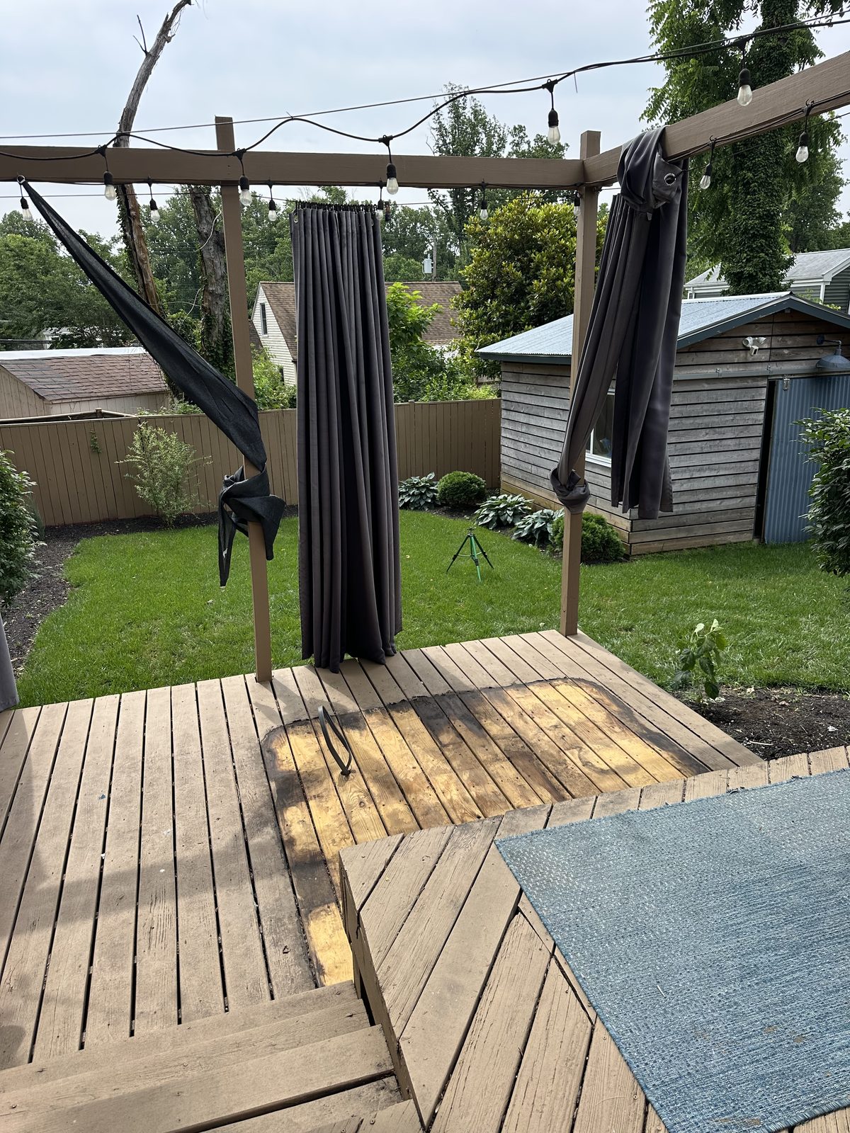 Deck completely cleared after hot tub removal — DMV Go Junk