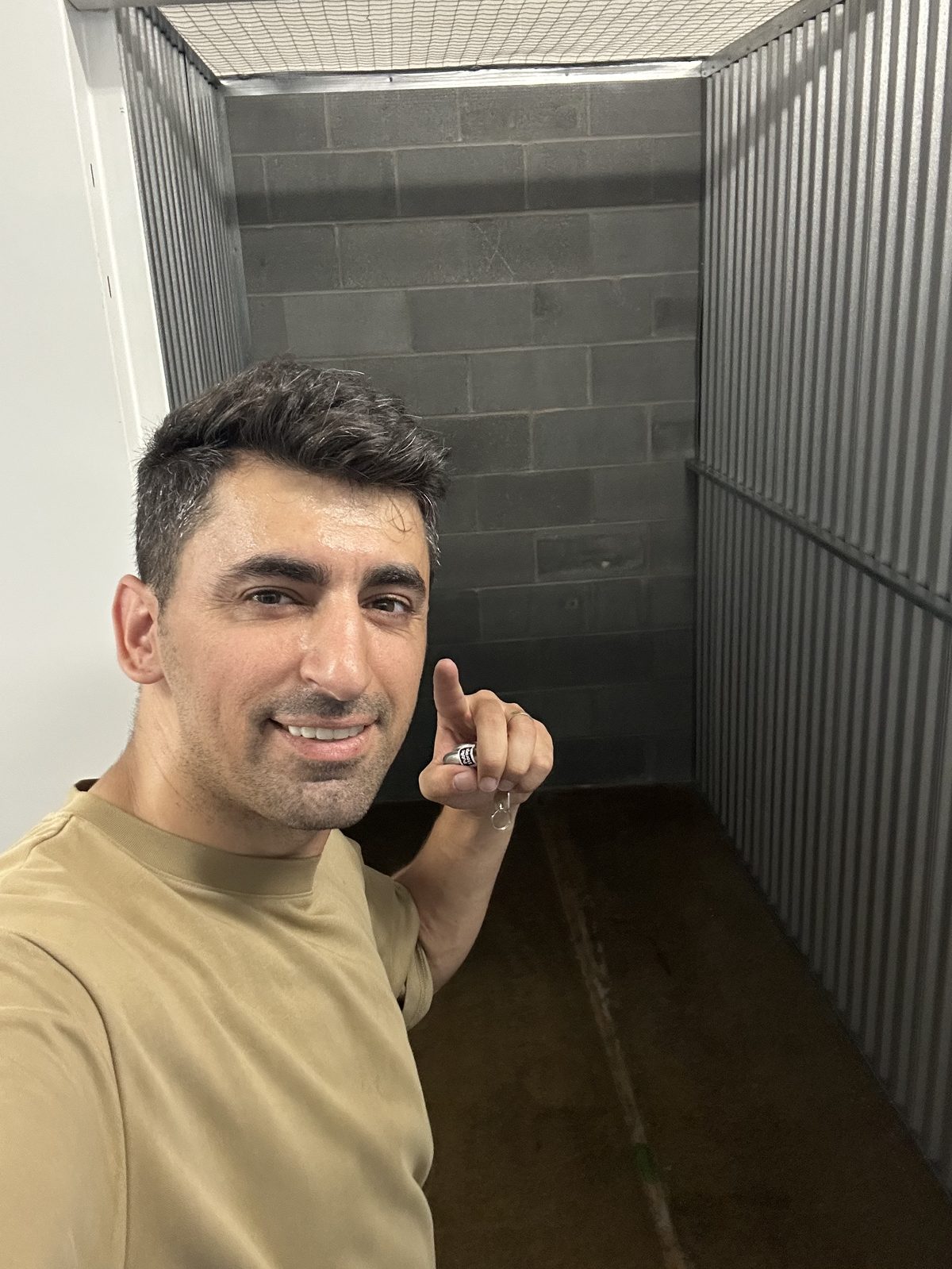 Matt DMV Go Junk owner after storage unit cleanout Reston VA