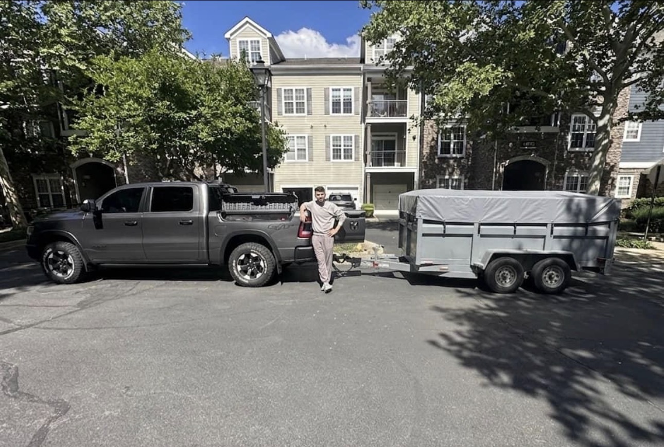 DMV Go Junk truck and trailer