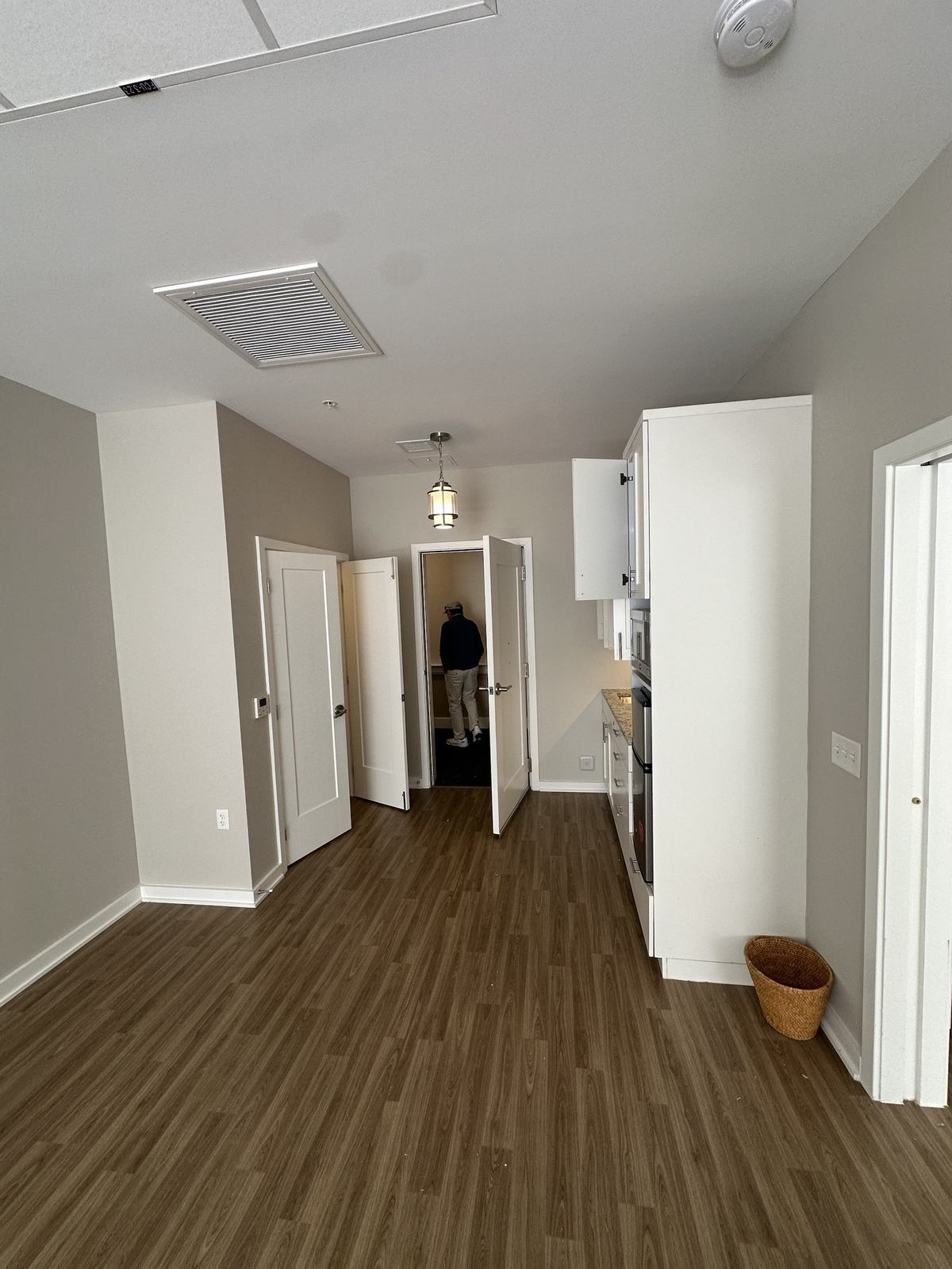 Assisted living kitchen hallway after cleanout — Herndon, VA
